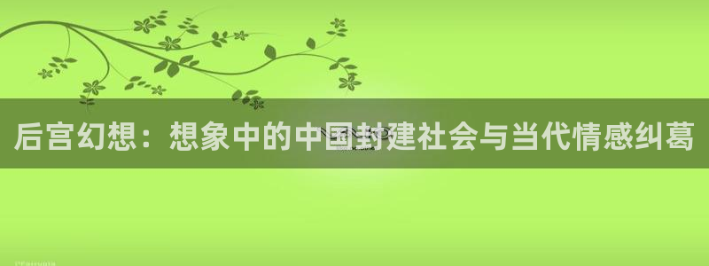 汗汗漫画之：后宫幻想：想象中的中国封建社会与当代情感纠葛