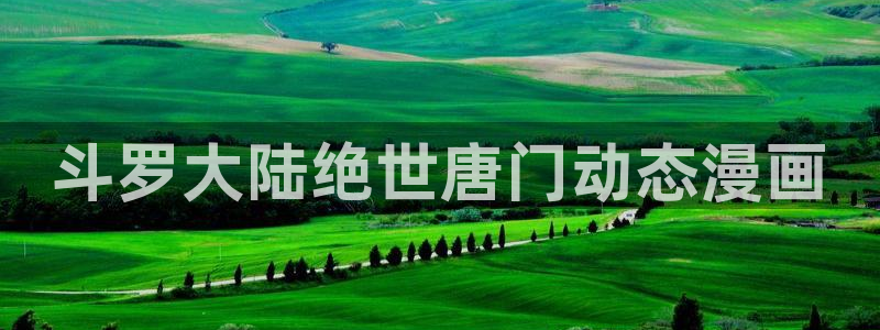 汗汗漫画入口：斗罗大陆绝世唐门动态漫画